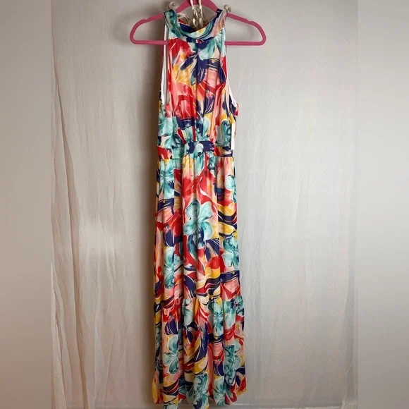 damsel reverse halter maxi dress Damsel Reverse Halter Maxi Dress Oyster